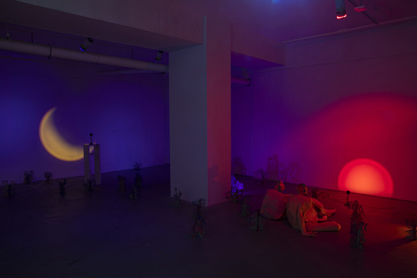 marinas sztefanu gergo fulop warm rays caressing body meleg sugarak art contemporary installation environment independent culture